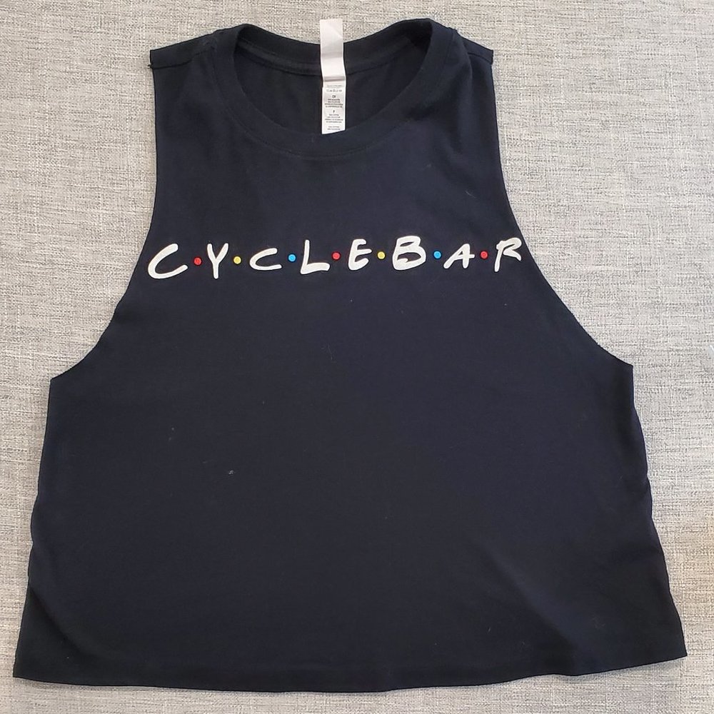 LIMITED EDITION Cyclebar cropped muscle tank a la Friends Size S